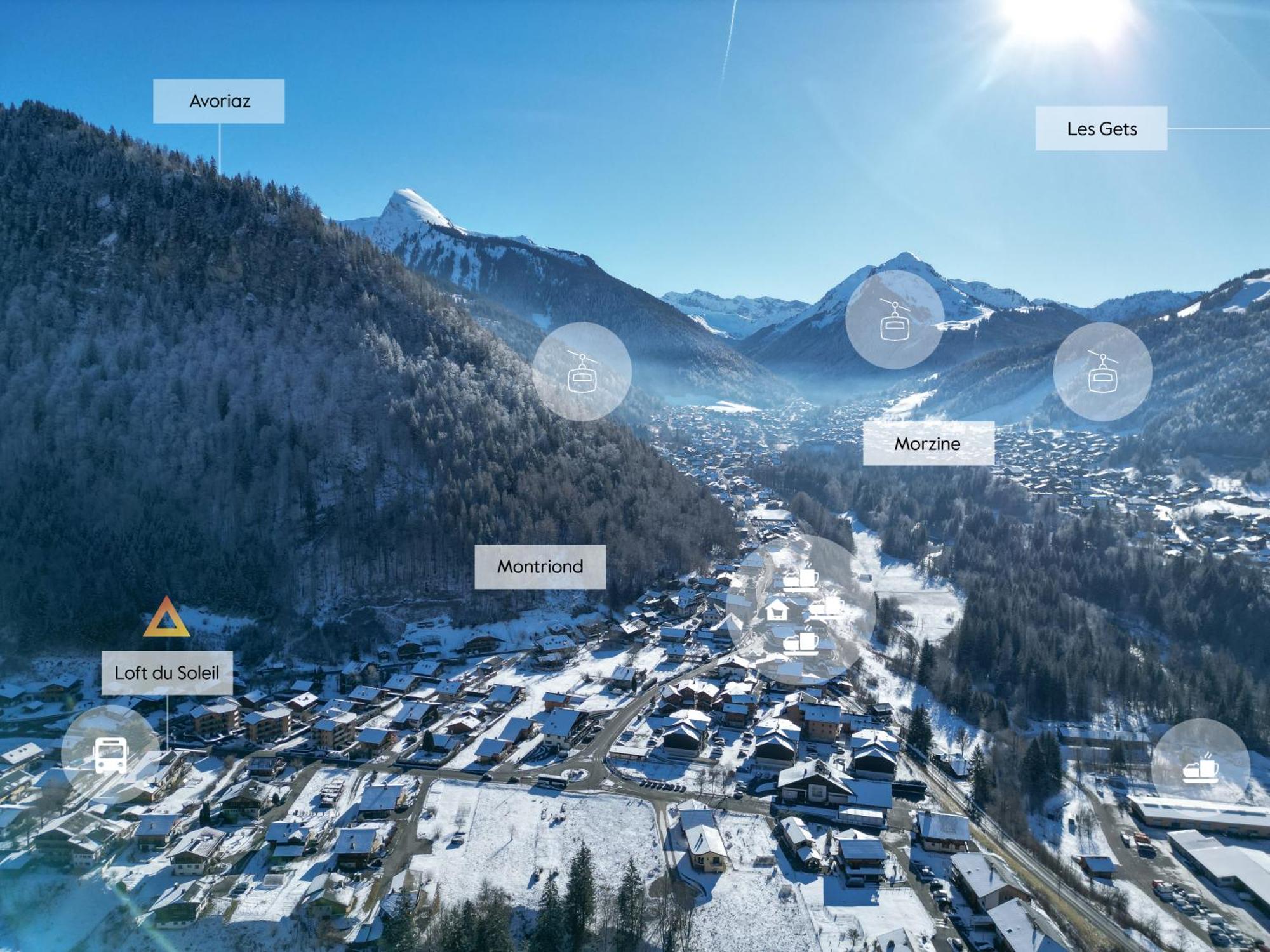 Roof Top Moutain View Direct Access Morzine Avoriaz モントリオン エクステリア 写真